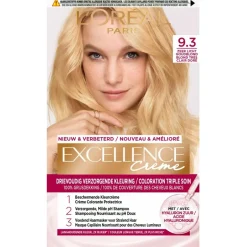 Clearance Excellence L'Oréal Paris Crème 9.3 Zeer Licht Goudblond Permanente Haarverf