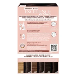 New Excellence L'Oréal Paris Crème Universal Nudes 2U Zeer Donkerbruin Permanente Haarkleuring
