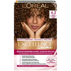 Discount Excellence L'Oréal Paris Crème 4.3 Midden Goudbruin Haarkleuring