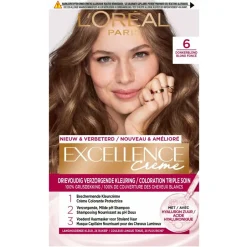 Sale Excellence L'Oréal Paris Crème 6 Donkerblond Permanente Haarverf