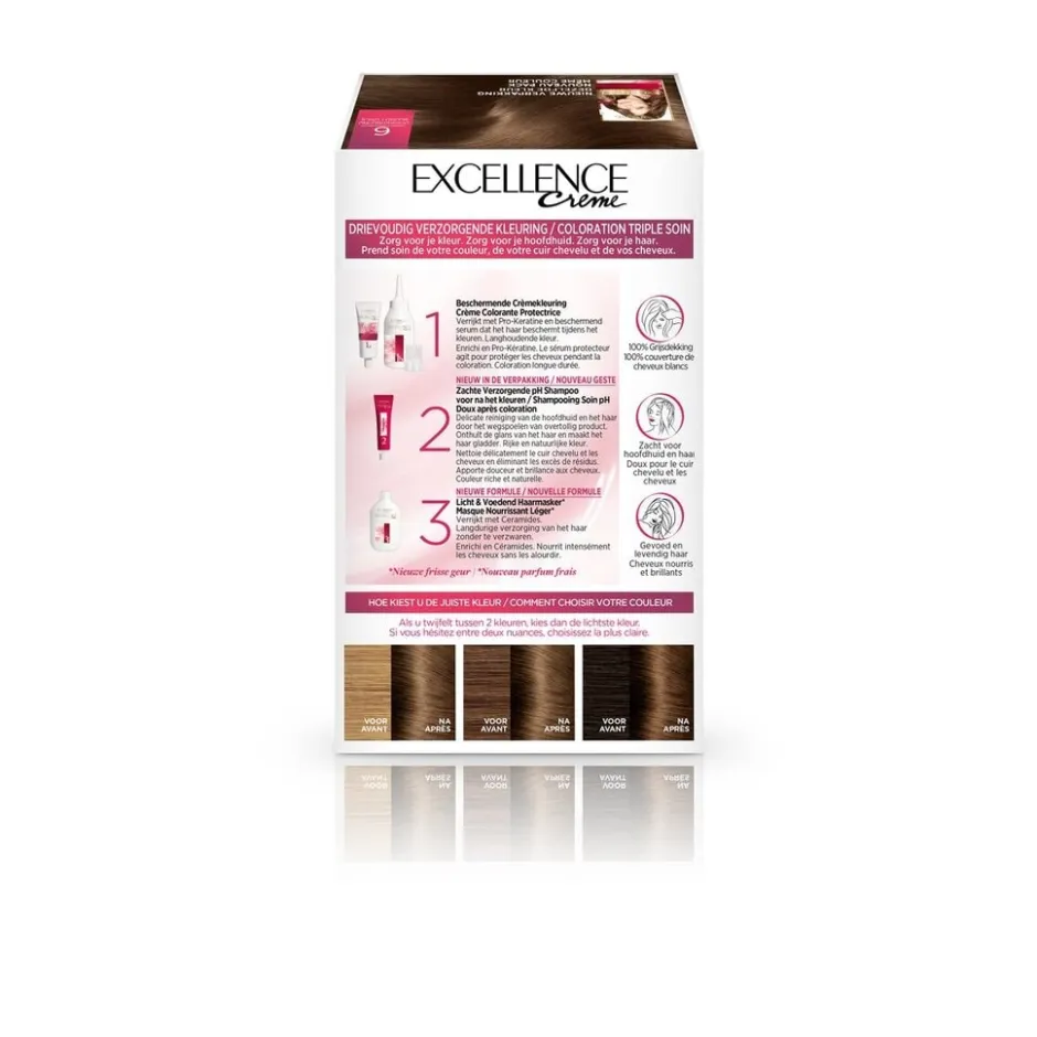 Sale Excellence L'Oréal Paris Crème 6 Donkerblond Permanente Haarverf