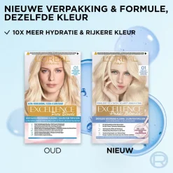 Sale Excellence L'Oréal Paris Pure Blonde 01 Ultra Licht Natuurlijk Blond Permanente Haarverf
