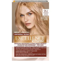 Outlet Excellence L'Oréal Paris Universal 9U Nudes Zeer Lichtblond Permanente Haarverf