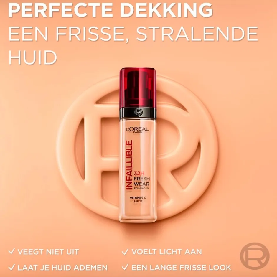 L'Oreal L'Oréal Paris Infaillible 235 Honey SPF25 32H Fresh Wear Foundation