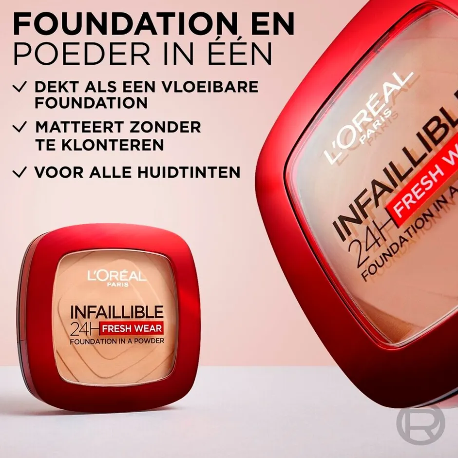 L'Oreal L'Oréal Paris Infaillible 24H Fresh Wear 120 Vanille Foundation in a Powder