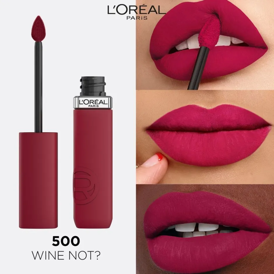 New L'Oreal L'Oréal Paris Infaillible Matte Resistance 500 Wine Not? Lipstick