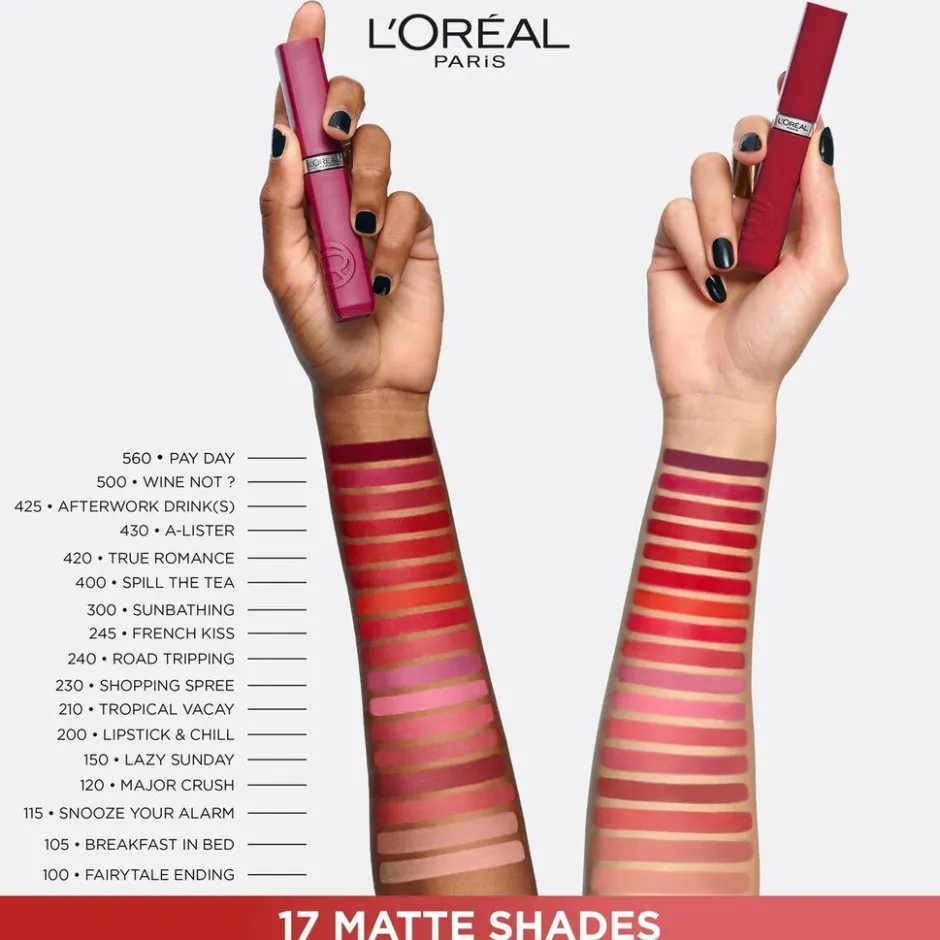 Sale L'Oreal L'Oréal Paris Infaillible Matte Resistance 105 Breakfast In Bed Lipstick