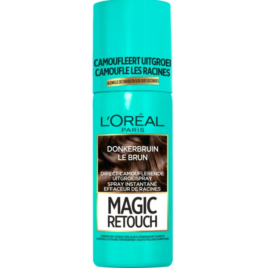 New Magic Retouch L'Oréal Paris Donkerbruin Camouflerende Uitgroeispray