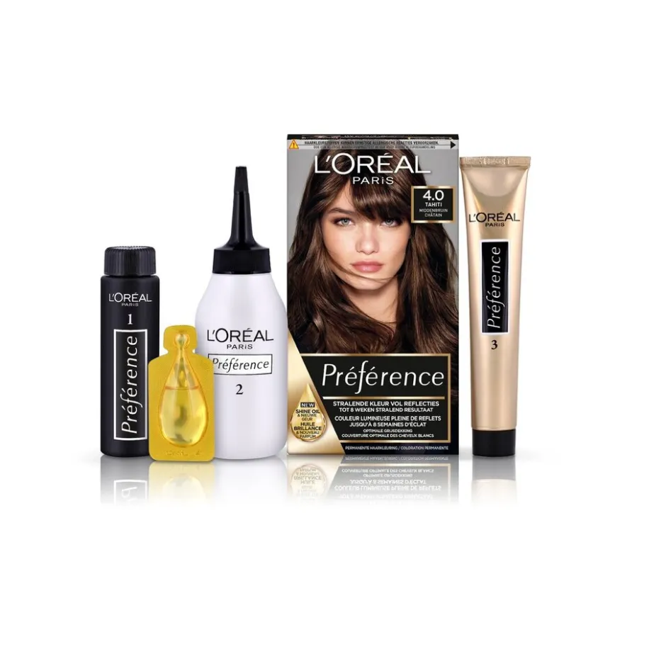 Hot Preference L'Oréal Paris Préférence 4 Middenbruin Permanente Haarkleuring