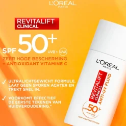 L'Oreal Paris L’Oréal Paris Revitalift Clinical SPF50+ Vitamine C Anti-UV Fluid