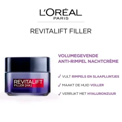 New L'Oreal Paris L’Oréal Paris Revitalift Filler Nachtcrème
