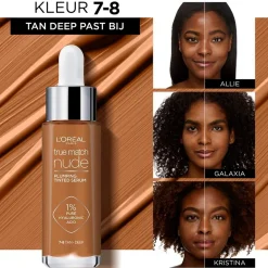 Hot L'Oreal L'Oréal Paris True Match Nude 7-8 Tan Deep Plumping Tinted Serum
