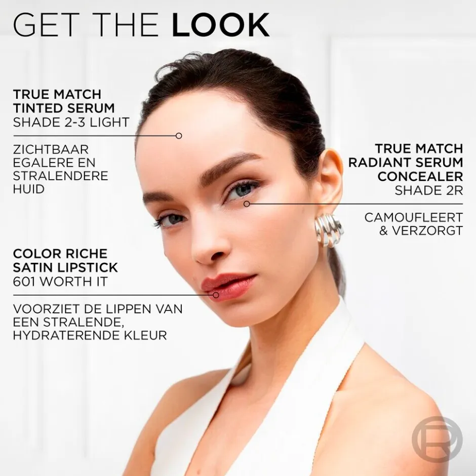 Clearance L'Oreal L'Oréal Paris True Match Nude 1-2 Rosy Light Plumping Tinted Serum