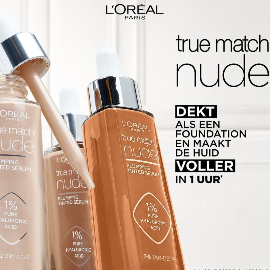 Outlet L'Oreal L'Oréal Paris True Match Nude 4-5 Medium Plumping Tinted Serum