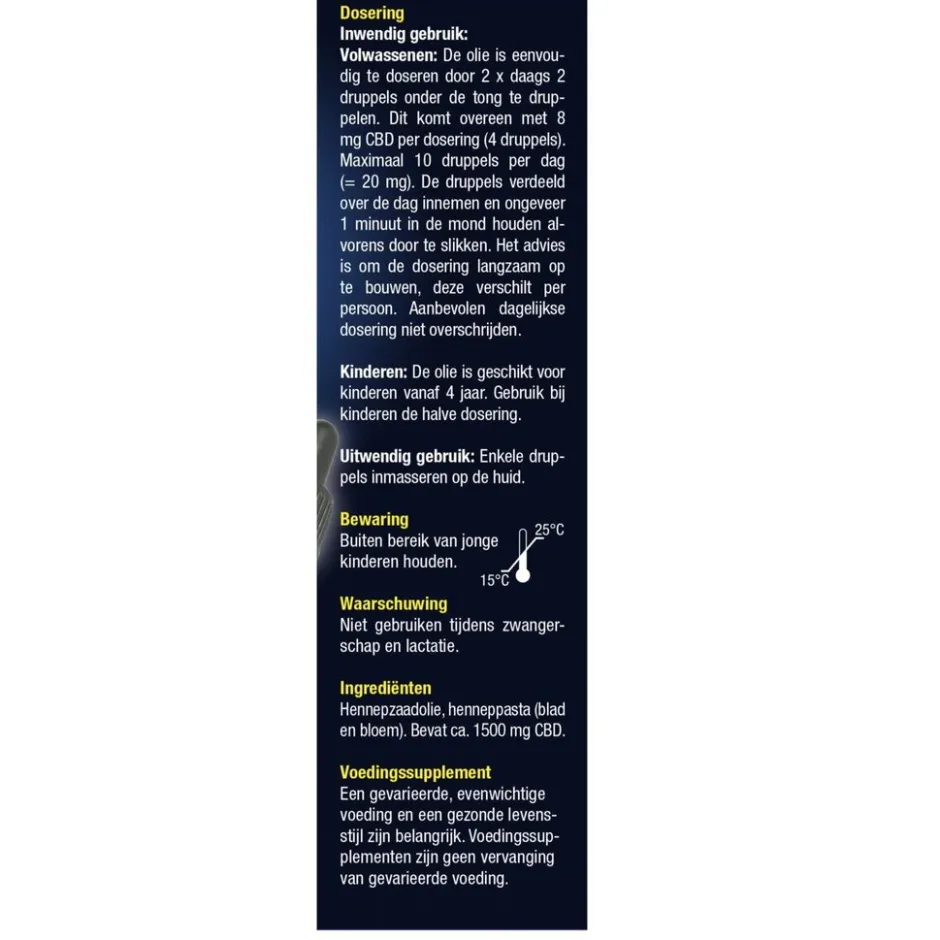 Hot Lucovitaal CBD 5% Olie