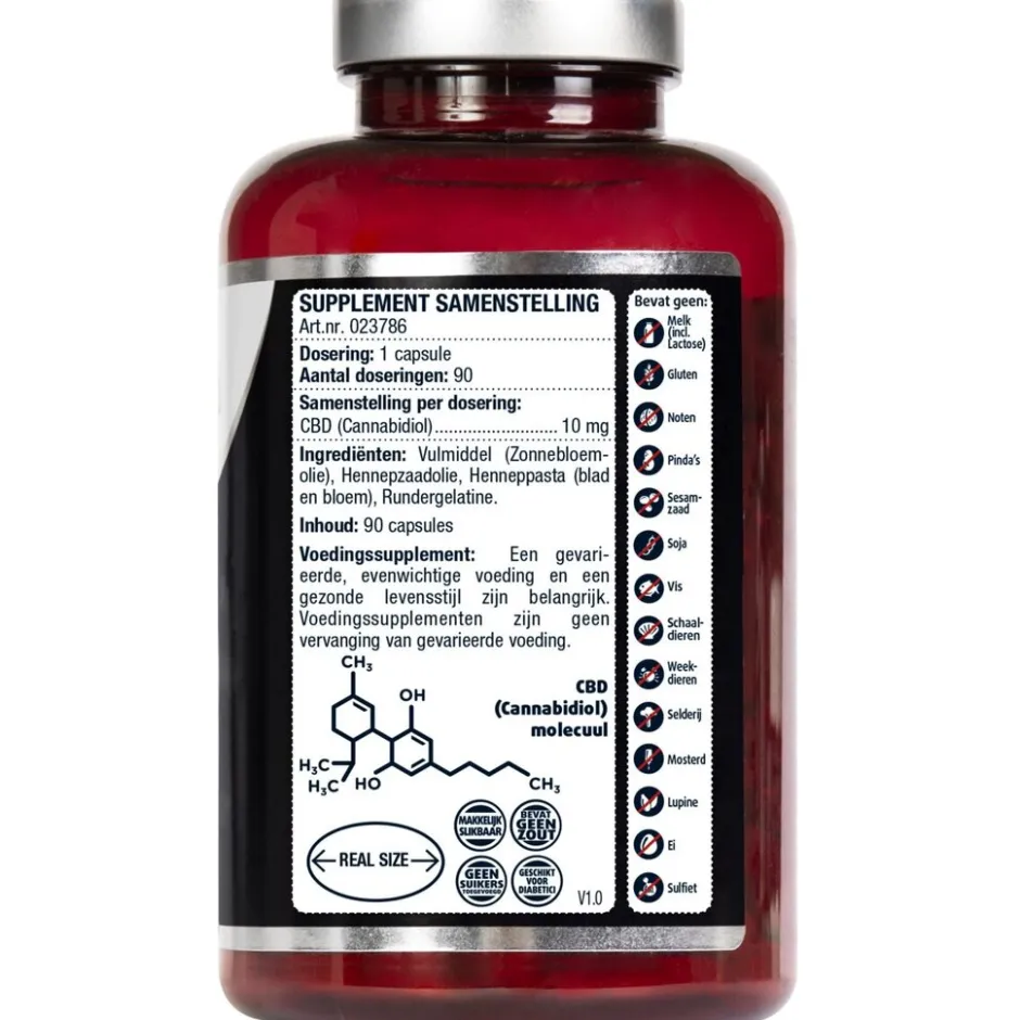 Clearance Lucovitaal CBD 10mg Cannabidiol Capsules