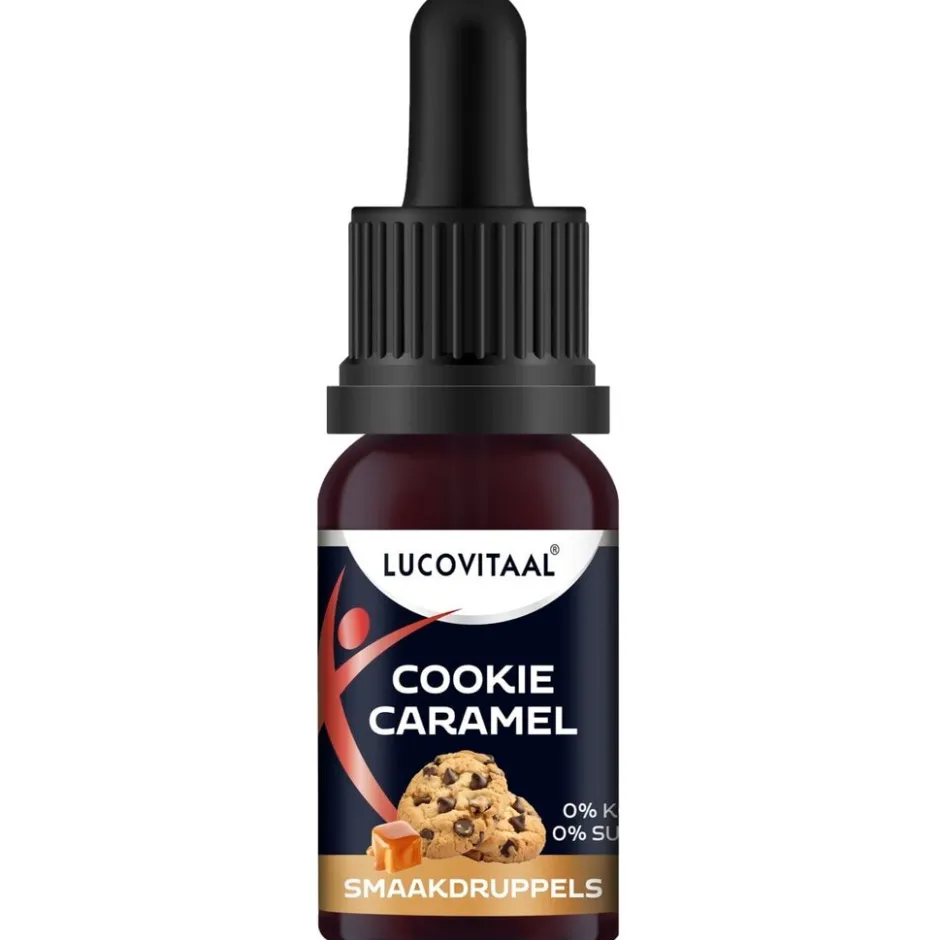 Clearance Lucovitaal Cookie Caramel Smaakdruppels