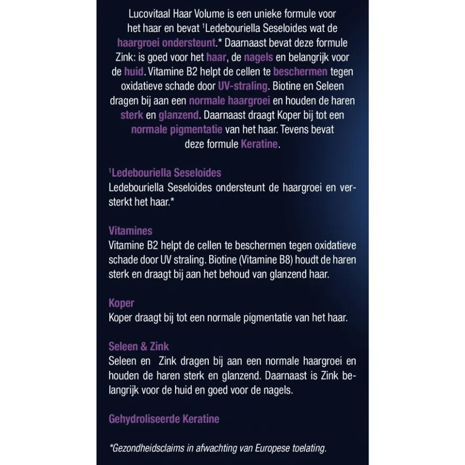 Outlet Lucovitaal Haar Volume Capsules