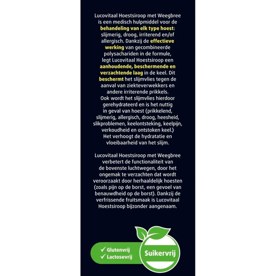 New Lucovitaal 3-in-1 Hoestsiroop