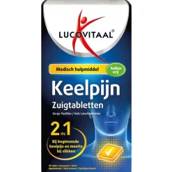 Discount Lucovitaal 2-in-1 Keelpijn Zuigtabletten
