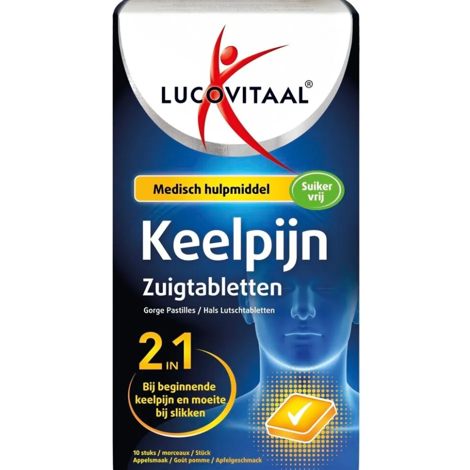 Discount Lucovitaal 2-in-1 Keelpijn Zuigtabletten
