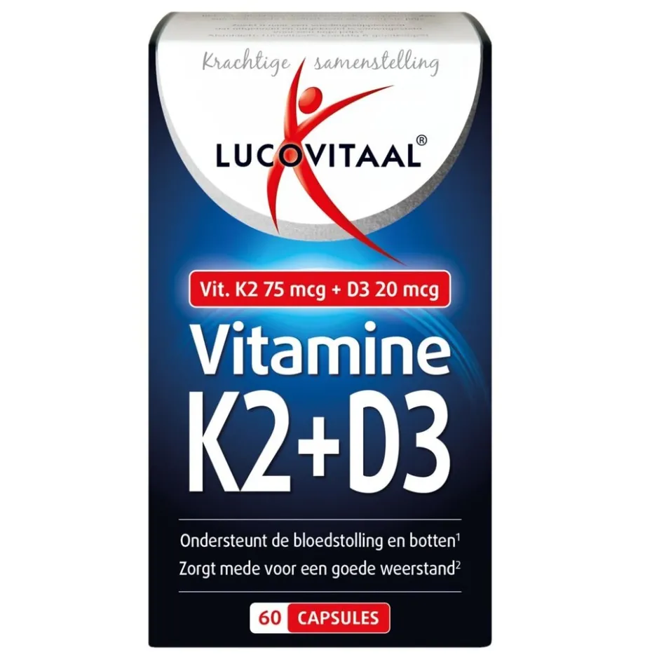 Lucovitaal K2 75 Mcg + D3 20 Mcg Capsules