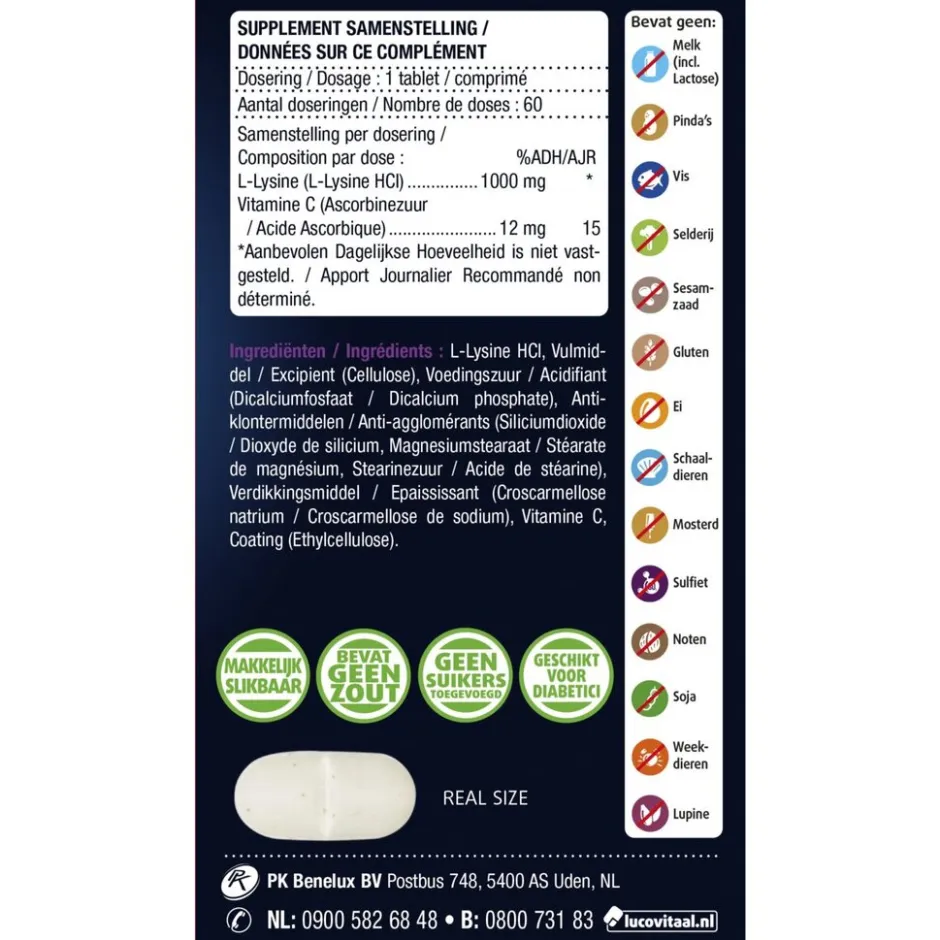 Discount Lucovitaal L-Lysine Tabletten