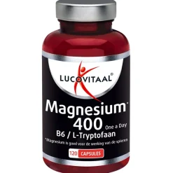 Online Lucovitaal Magnesium 400 met Vitamine B6 & L-Tryptofaan Capsules