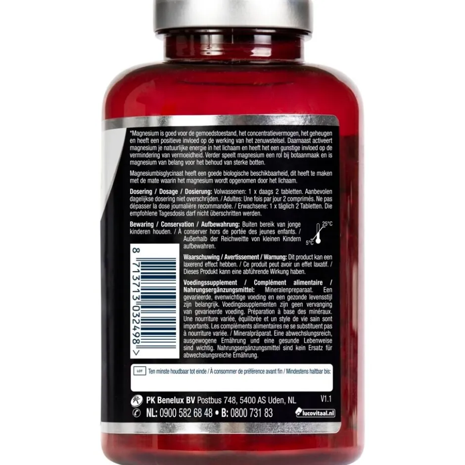 Sale Lucovitaal Magnesium 375mg Bisglycinaat Tabletten