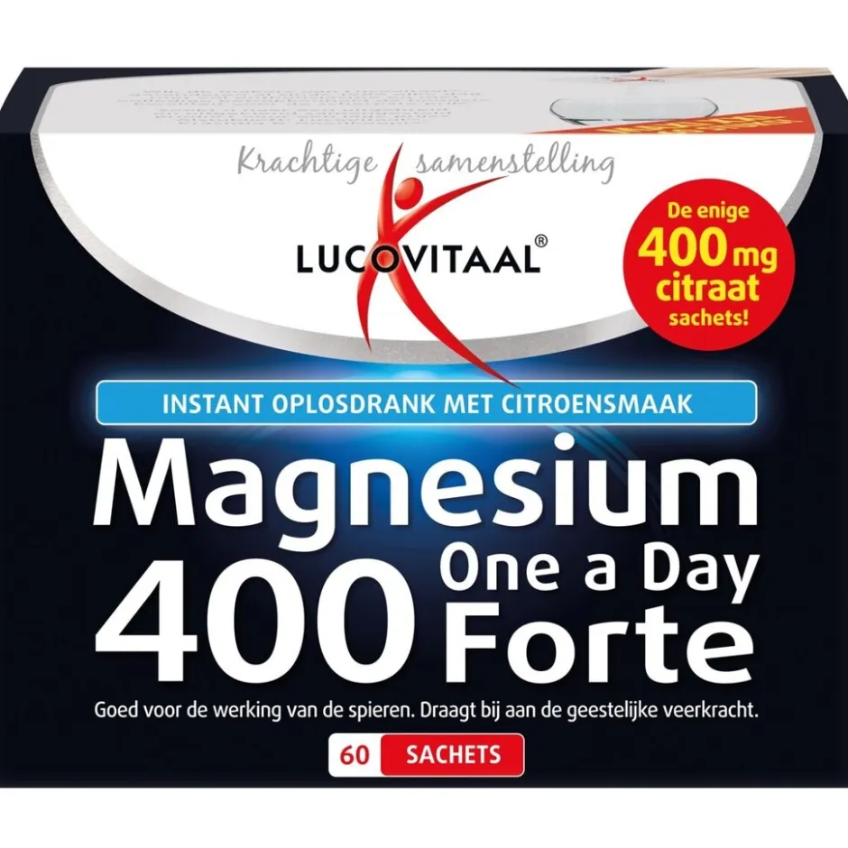 Online Lucovitaal Magnesiumcitraat 400mg Forte Sachets