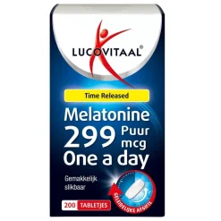 New Lucovitaal Melatonine 299Mcg Time Released Tabletten