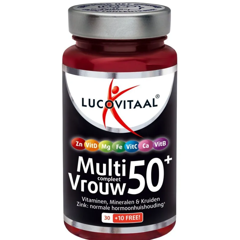 Discount Lucovitaal Multi Vrouw 50+ Cognitief Tabletten