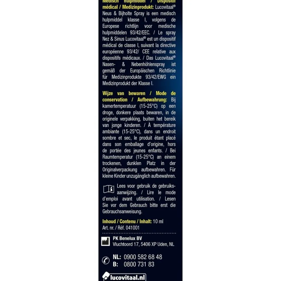 Outlet Lucovitaal Neus- & Bijholtespray