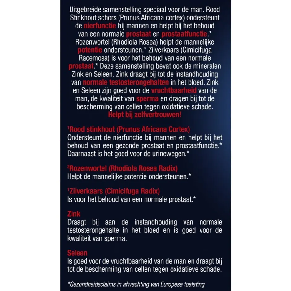 Discount Lucovitaal Prostaat Potentie & Urinewegen Capsules