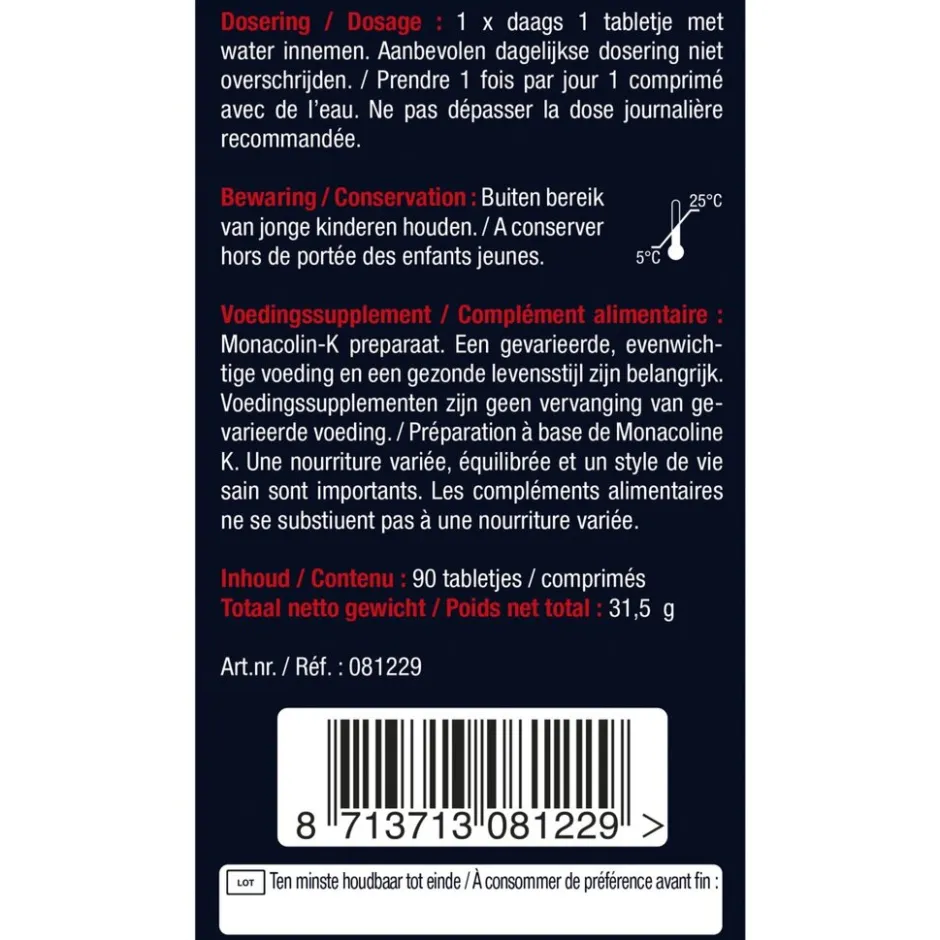 Lucovitaal Rode Gist Rijst Tabletten