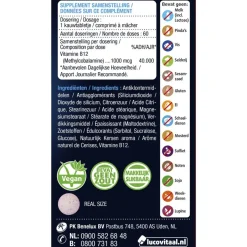Online Lucovitaal Vitamine B12 1000mcg Kauwtabletjes