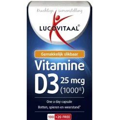 Clearance Lucovitaal Vitamine D3 25mcg Capsules