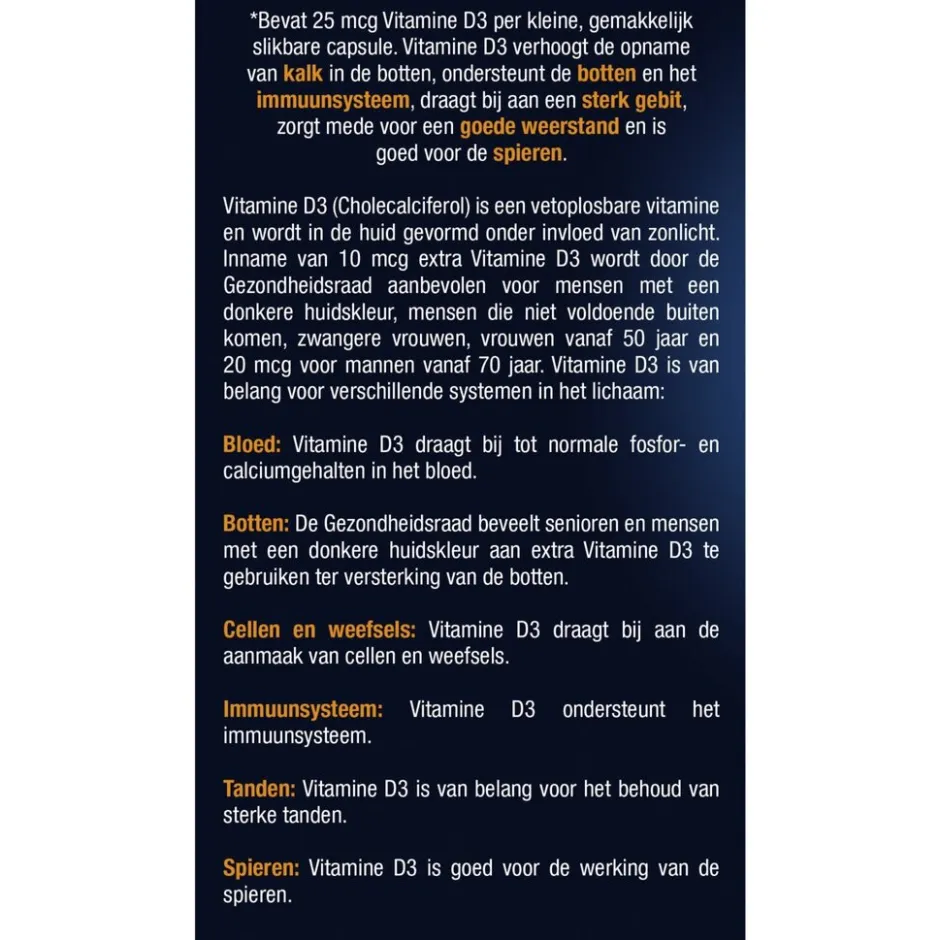 Sale Lucovitaal Vitamine D3 25mcg Capsules