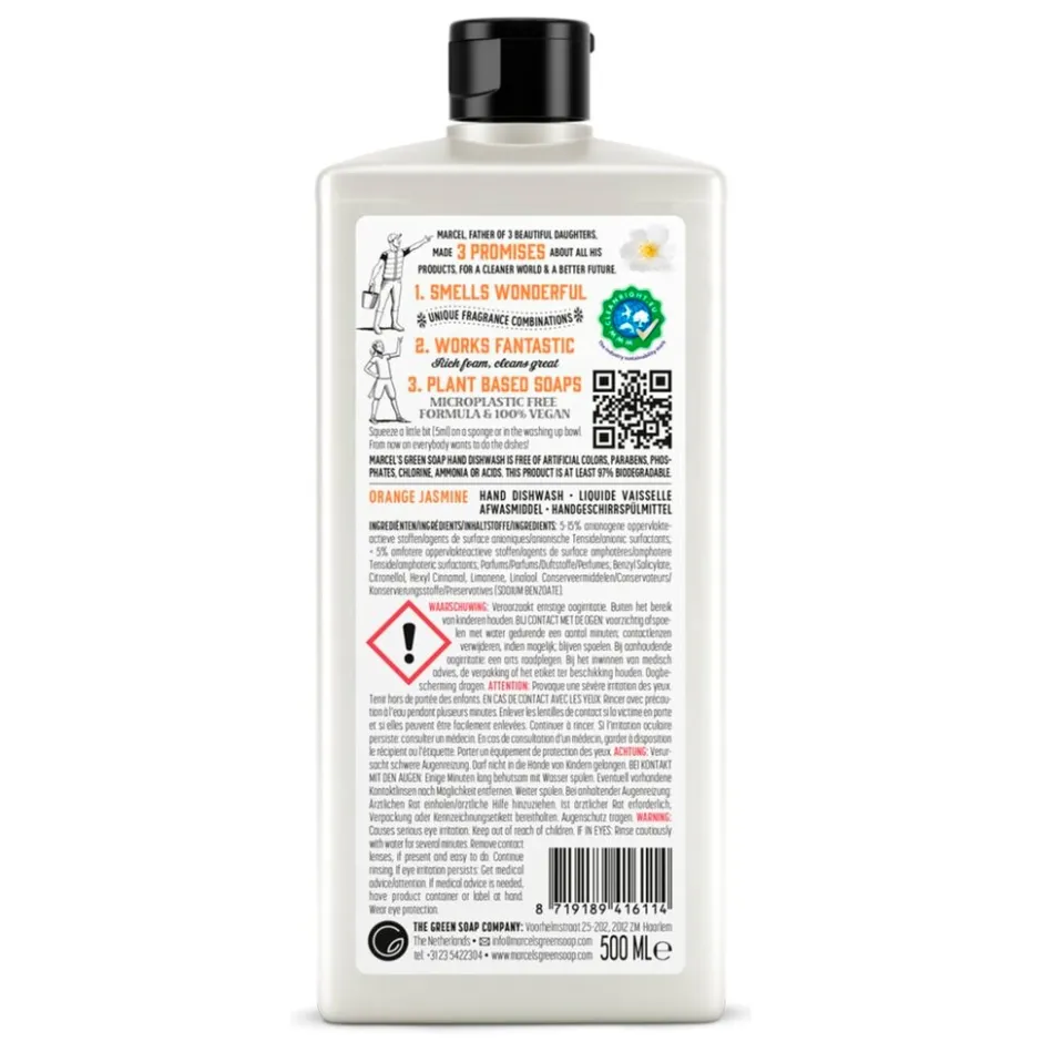 Online Marcel's Green Soap Orange & Jasmine Afwasmiddel