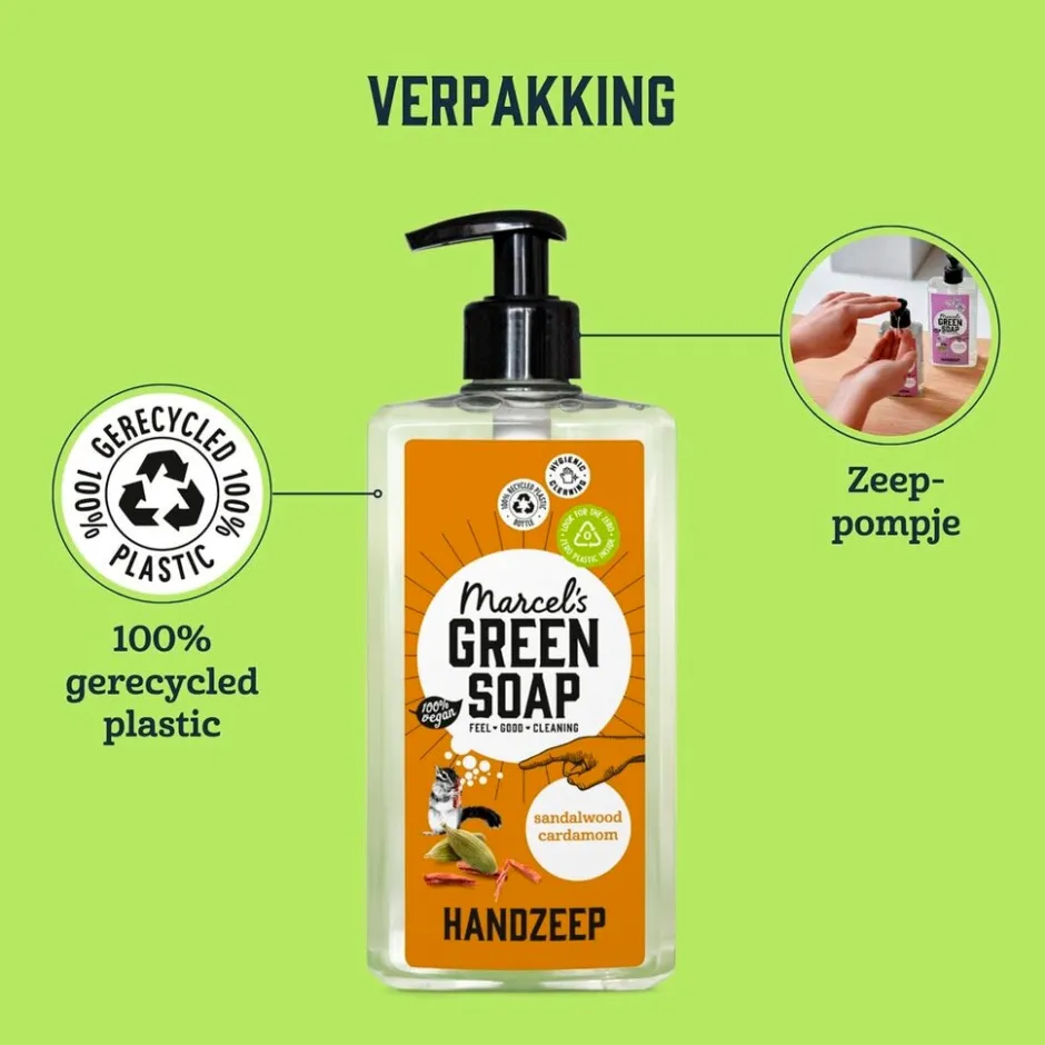 Clearance Marcel's Green Soap Sandelhout & Kardemom Handzeep