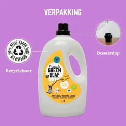 Outlet Marcel's Green Soap Vanille & Katoen Vloeibaar Wasmiddel