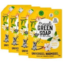 Best Marcel's Green Soap Vanille & Katoen Universeel Wasmiddel Navulling