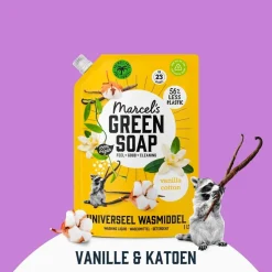 Best Marcel's Green Soap Vanille & Katoen Universeel Wasmiddel Navulling