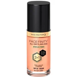 New Max Factor Facefinity All Day Flawless N77 Soft Honey Foundation