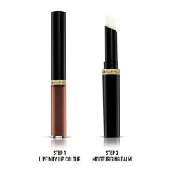 New Max Factor Lipfinity Lip Colour 200 Caffeinated 2-Step Longlasting Lipstick