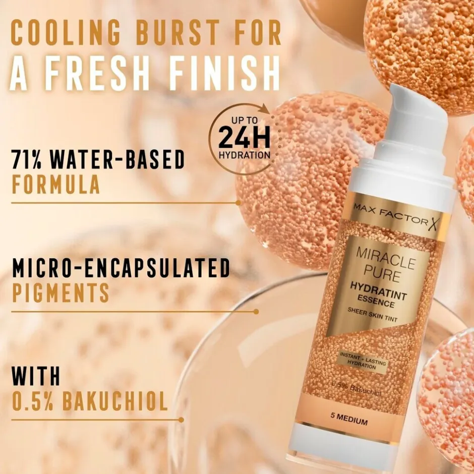 Online Max Factor Miracle Pure 1 Fair Hydratint Essence Foundation