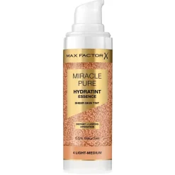 Online Max Factor Miracle Pure 4 Light Medium Hydratint Essence Foundation