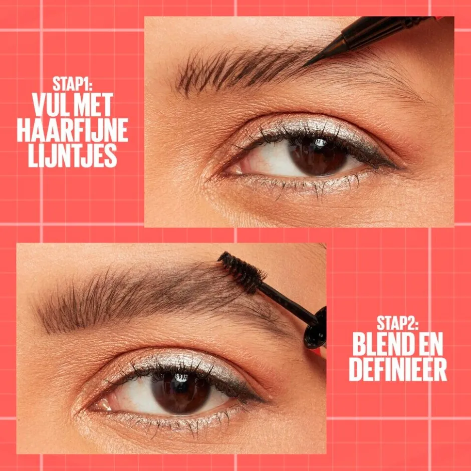 New Maybelline New York Build-A-Brow 250 Blonde Wenkbrauwpotlood en -Gel