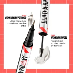 Online Maybelline New York Build-A-Brow 259 Ash Brown Wenkbrauwpotlood en -Gel