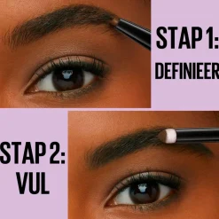 Best Maybelline New York Express Brow Duo 04 Dark Brown Wenkbrauwpotlood